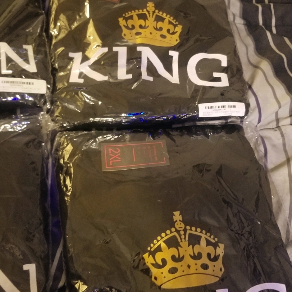 Men pullover KING hoodie